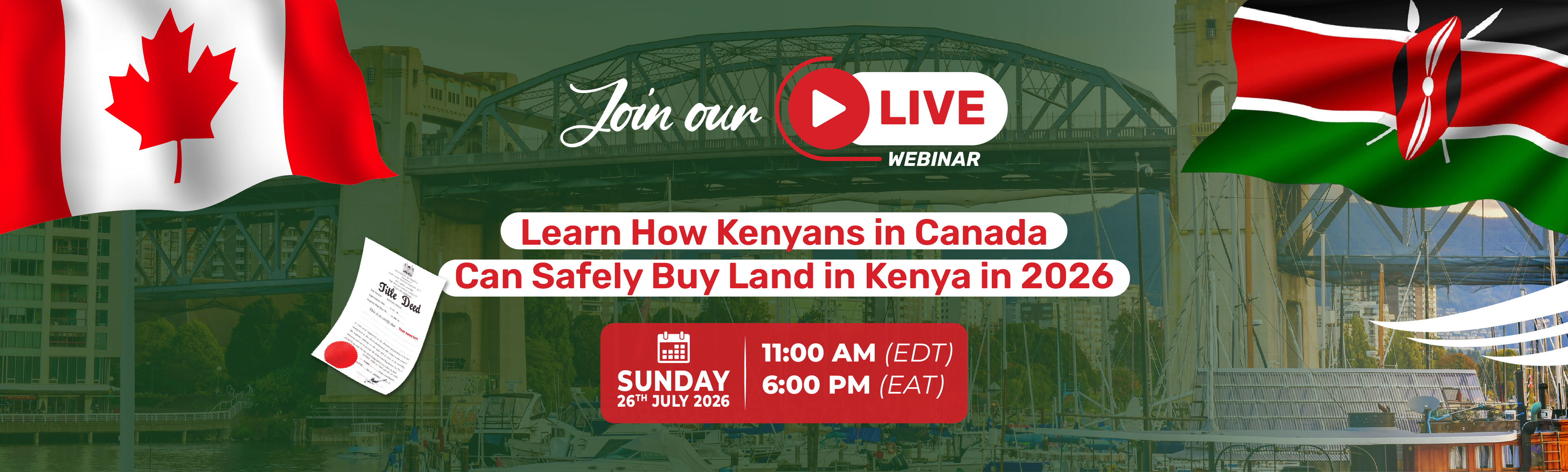Why More Kenyans in Canada Are Investing in Land in Kenya in 2026